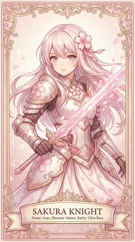樱花骑士角色卡片——成人动漫精选动漫角色